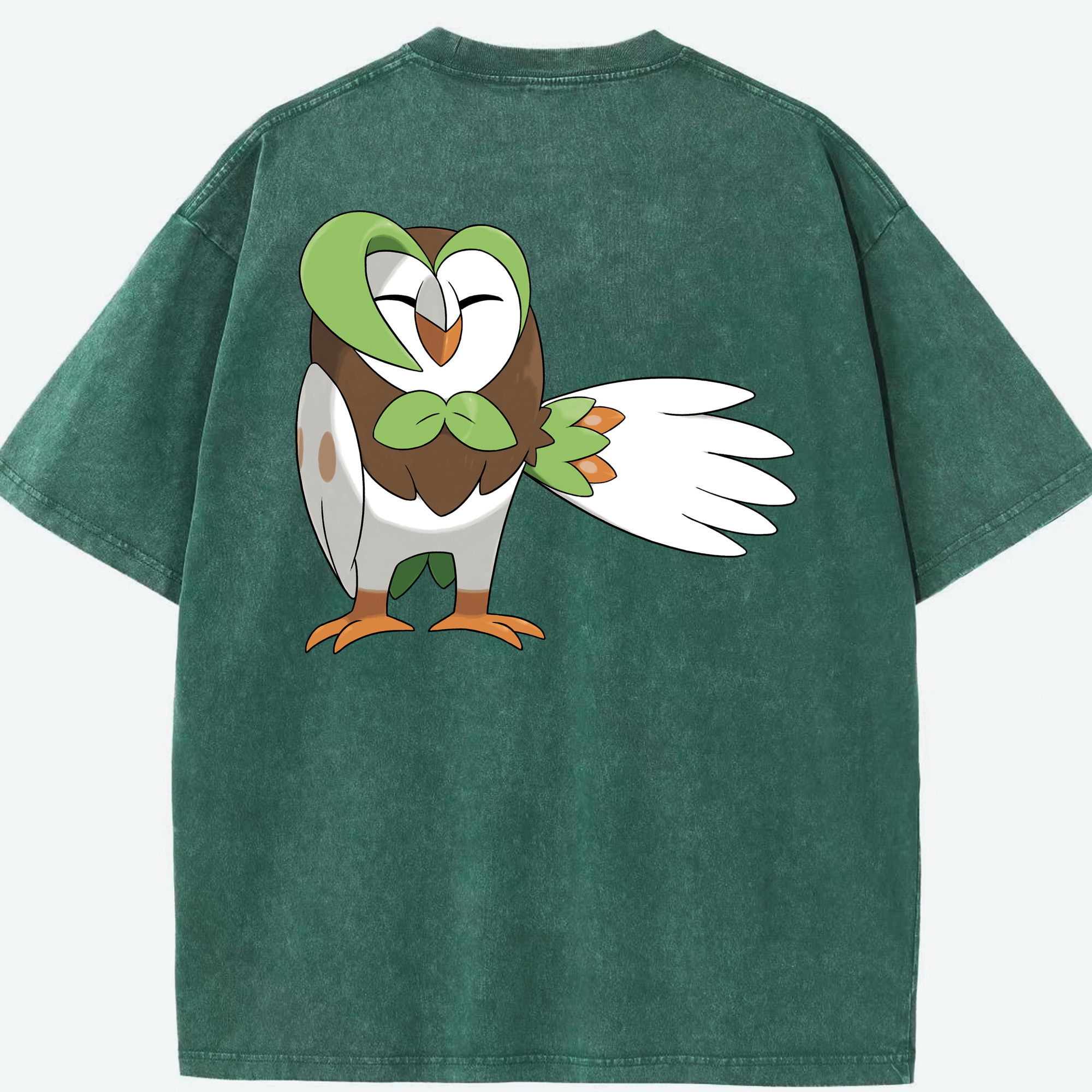 （画像用） ポケットモンスター Pokémon 綿100% ヴィンテージ風 半袖Tシャツ（背面プリント）